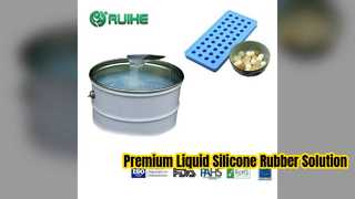 Caoutchouc de silicone liquide en deux parties haute performance 6250 60FVAB