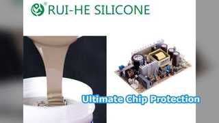Caoutchouc de silicone RUIHE ESD pour l'encapsulation de puces