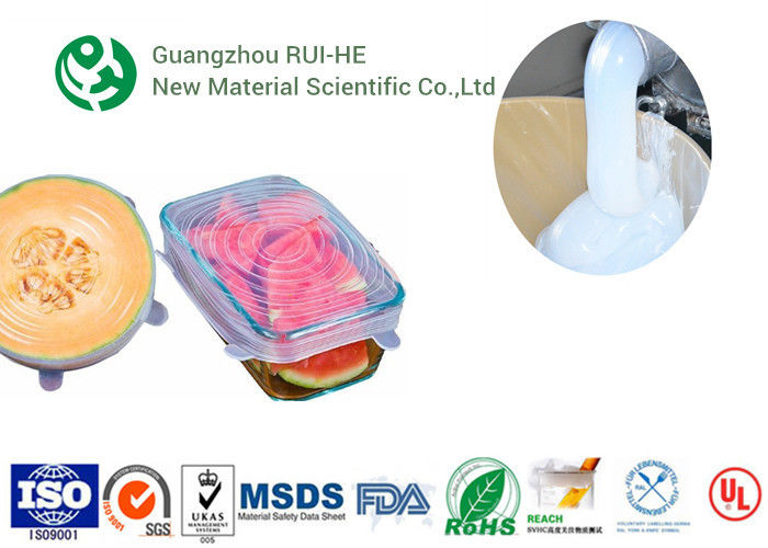 Platium Cure Low Viscosity Silicone Rubber ROHS Certification For Food Wrappers